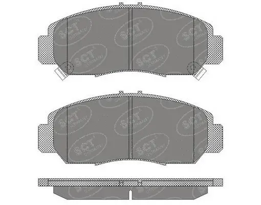 Brake Pad Set, disc brake (SP 628 PR)