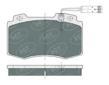 Brake Pad Set, disc brake (SP 388 PR)
