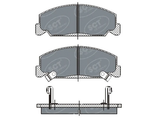 Brake Pad Set, disc brake (SP 278 PR)