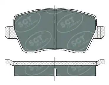 Brake Pad Set, disc brake (SP 383 PR)