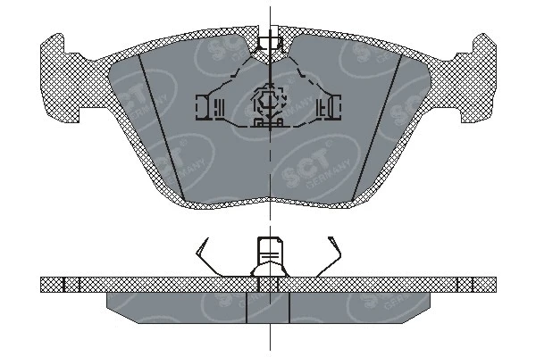 Brake Pad Set, disc brake (SP 138 PR)