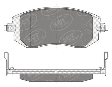 Brake Pad Set, disc brake (SP 340 PR)