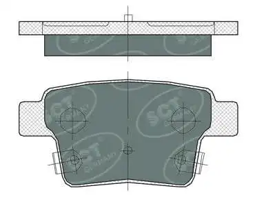 Brake Pad Set, disc brake (SP 375 PR)