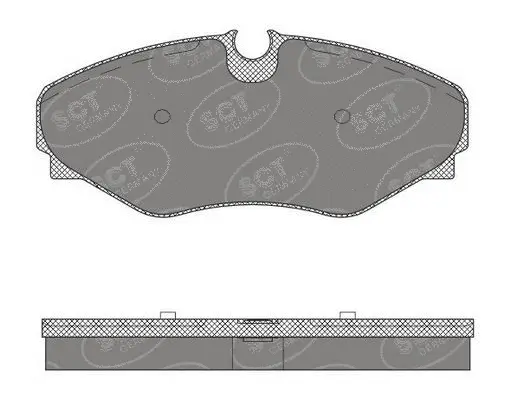Brake Pad Set, disc brake (SP 495 PR)