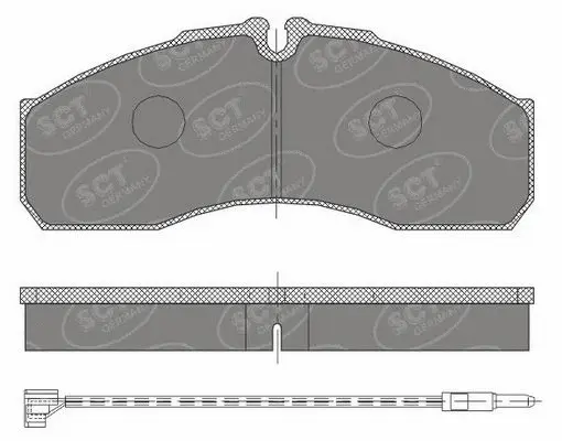 Brake Pad Set, disc brake (SP 454 PR)