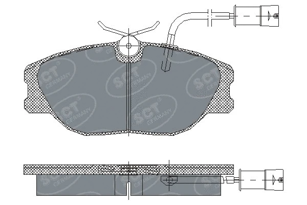 Brake Pad Set, disc brake (SP 163 PR)