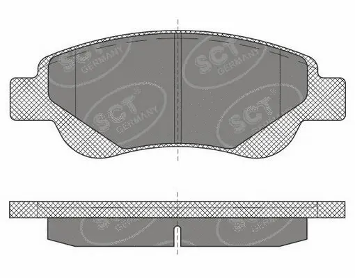 Brake Pad Set, disc brake (SP 609 PR)