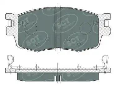 Brake Pad Set, disc brake (SP 379 PR)