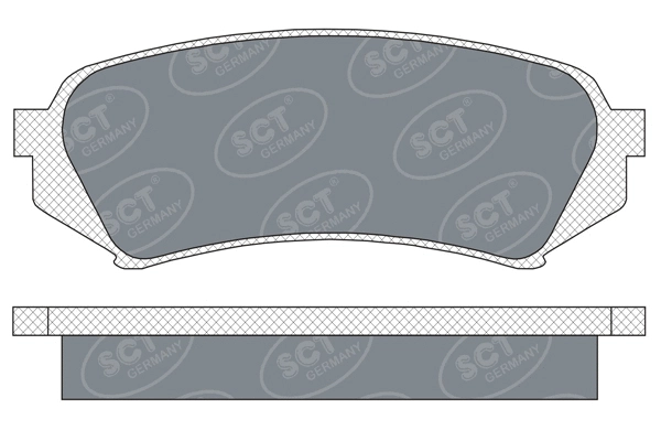 Brake Pad Set, disc brake (SP 307 PR)