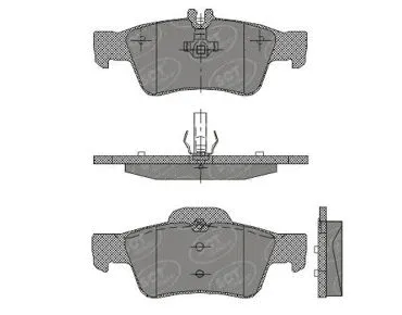 Brake Pad Set, disc brake (SP 404 PR)
