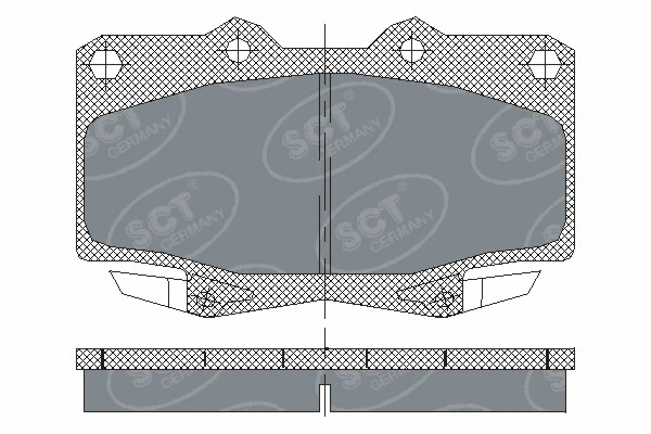 Brake Pad Set, disc brake (SP 229 PR)