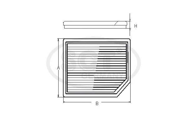 Filter, cabin air (SA 1166)