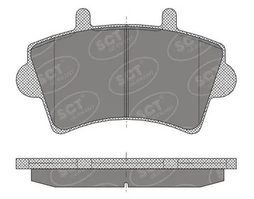 Brake Pad Set, disc brake (SP 419 PR)