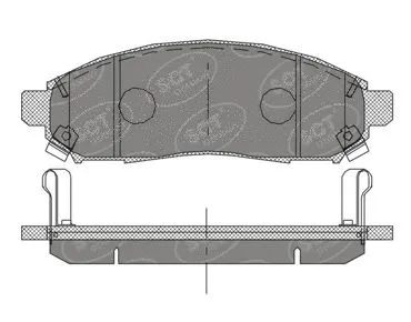 Brake Pad Set, disc brake (SP 391 PR)