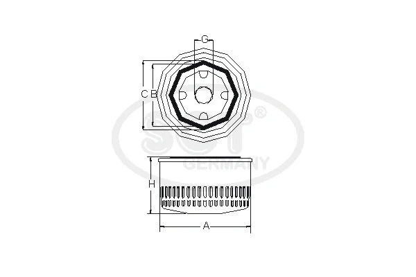 Oil Filter (SM 166)