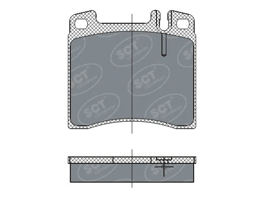 Brake Pad Set, disc brake (SP 260 PR)