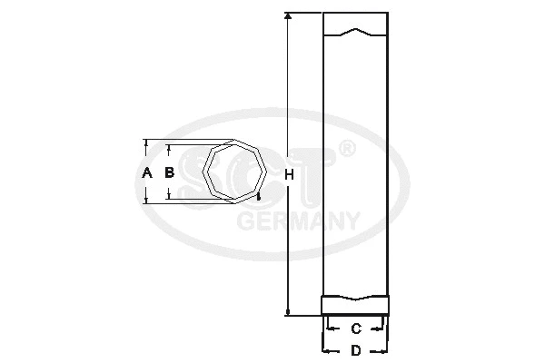 Secondary Air Filter (SW 3823)
