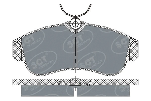 Brake Pad Set, disc brake (SP 157 PR)