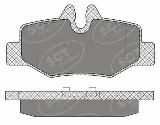 Brake Pad Set, disc brake (SP 642 PR)