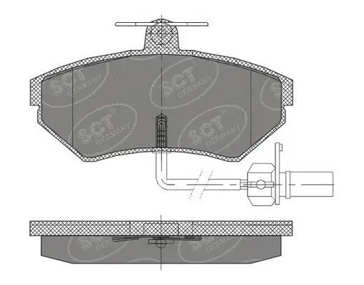 Brake Pad Set, disc brake (SP 417 PR)