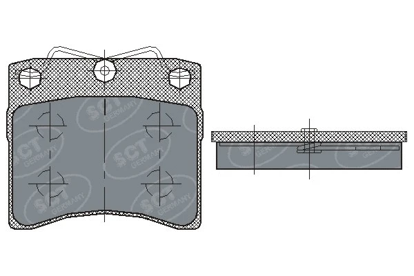 Brake Pad Set, disc brake (SP 169 PR)