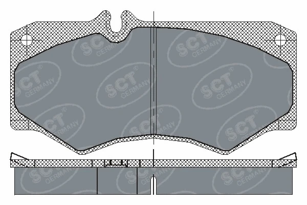 Brake Pad Set, disc brake (SP 104 PR)