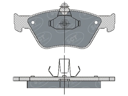 Brake Pad Set, disc brake (SP 285 PR)