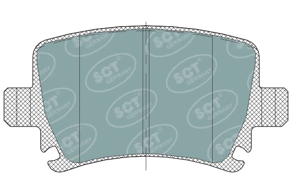 Brake Pad Set, disc brake (SP 321 PR)