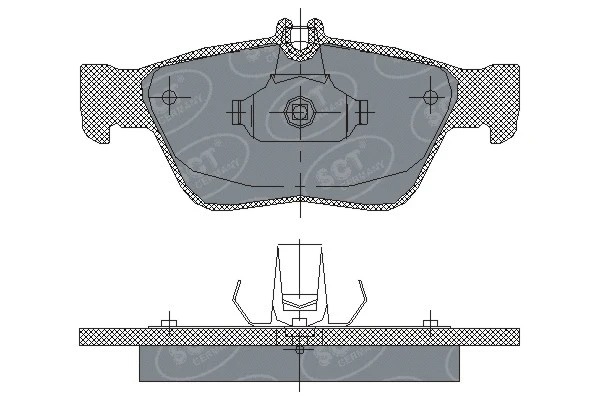 Brake Pad Set, disc brake (SP 226 PR)