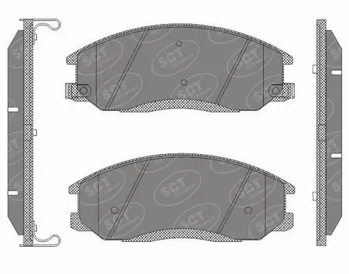 Brake Pad Set, disc brake (SP 649 PR)
