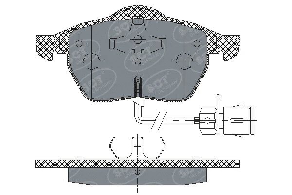 Brake Pad Set, disc brake (SP 178 PR)