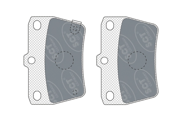 Brake Pad Set, disc brake (SP 309 PR)