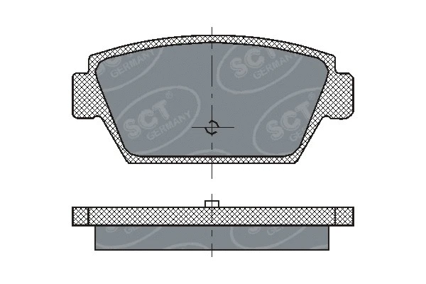 Brake Pad Set, disc brake (SP 192 PR)