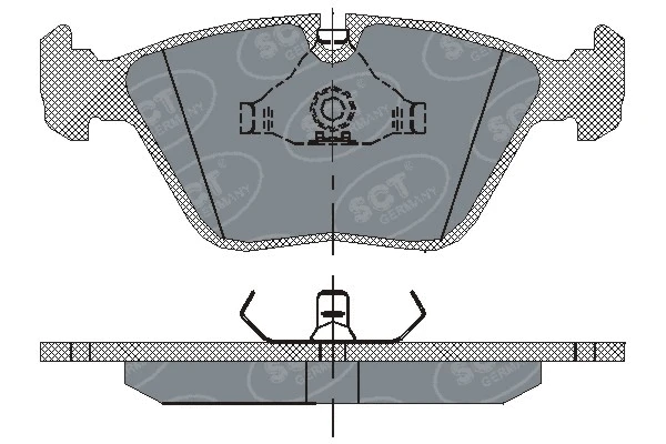 Brake Pad Set, disc brake (SP 152 PR)
