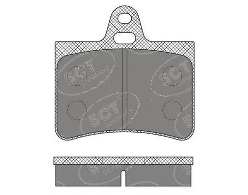 Brake Pad Set, disc brake (SP 635 PR)