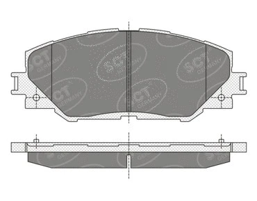 Brake Pad Set, disc brake (SP 342 PR)