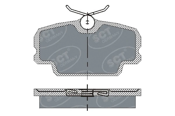 Brake Pad Set, disc brake (SP 141 PR)