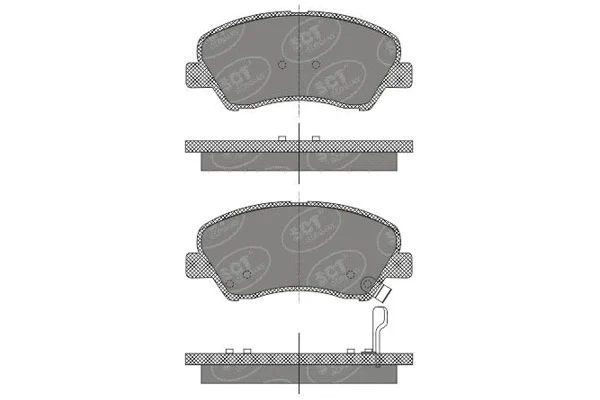 Brake Pad Set, disc brake (SP 667 PR)