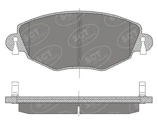 Brake Pad Set, disc brake (SP 450 PR)