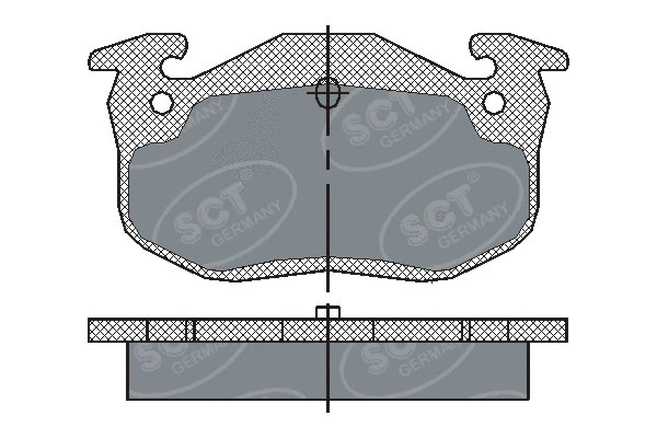 Brake Pad Set, disc brake (SP 190 PR)