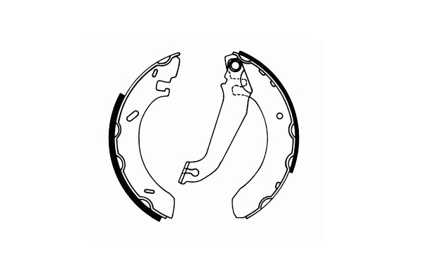 Brake Shoe Set, parking brake (SS 534)