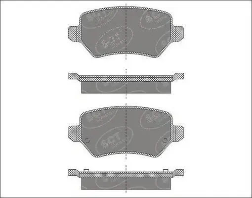 Brake Pad Set, disc brake (SP 494 PR)