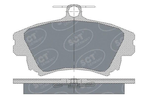 Brake Pad Set, disc brake (SP 240 PR)