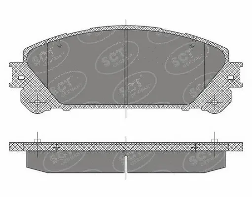 Brake Pad Set, disc brake (SP 473 PR)
