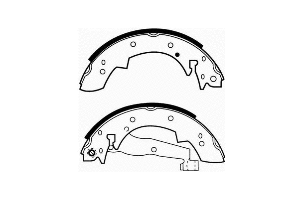 Brake Shoe Set, parking brake (SS 507)
