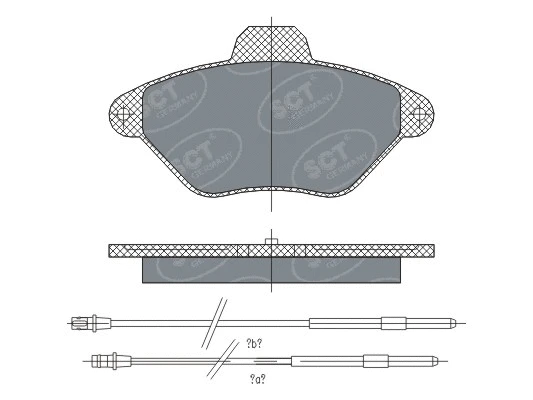 Brake Pad Set, disc brake (SP 299 PR)