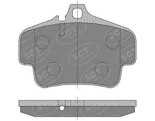 Brake Pad Set, disc brake (SP 462 PR)
