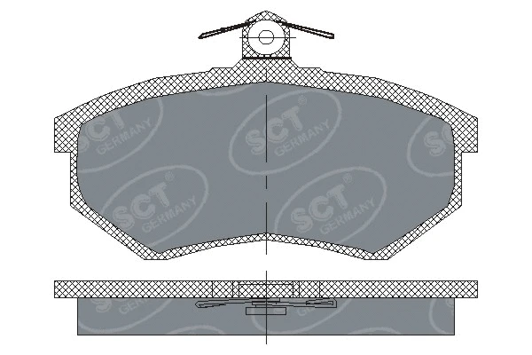 Brake Pad Set, disc brake (SP 176 PR)