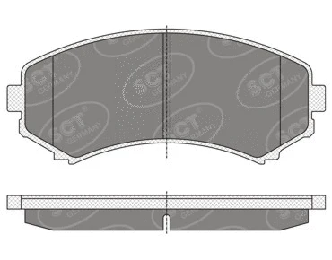 Brake Pad Set, disc brake (SP 344 PR)
