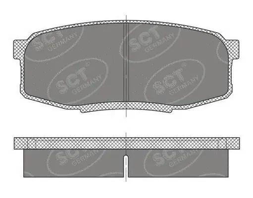 Brake Pad Set, disc brake (SP 480 PR)